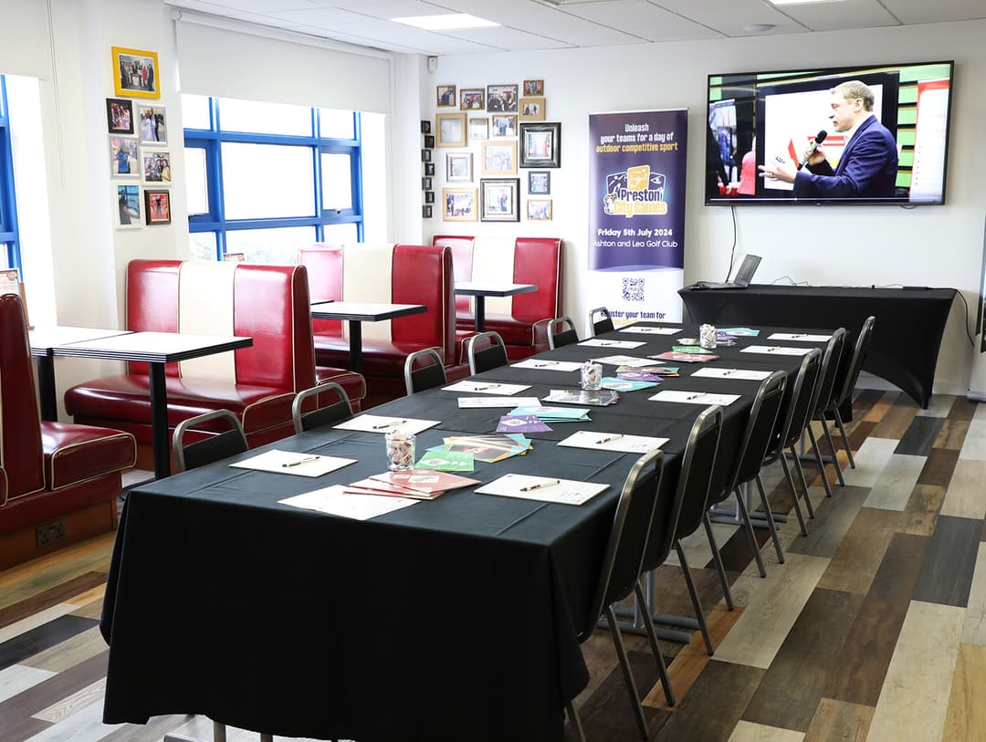 American Diner private hire setup