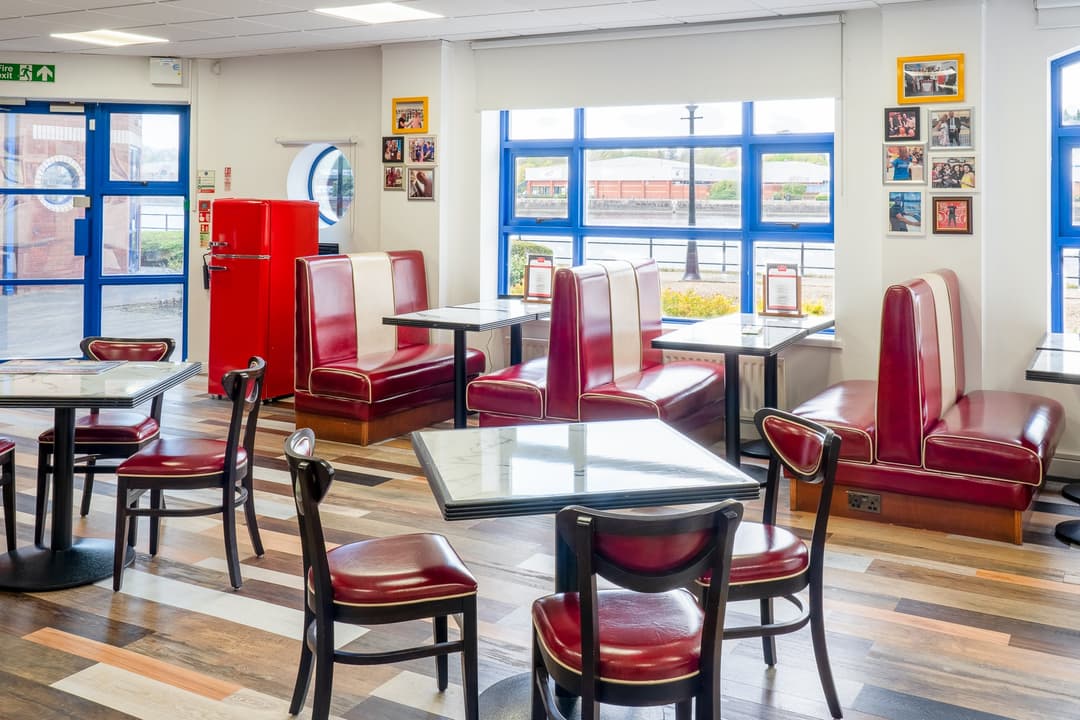 American Diner seating area