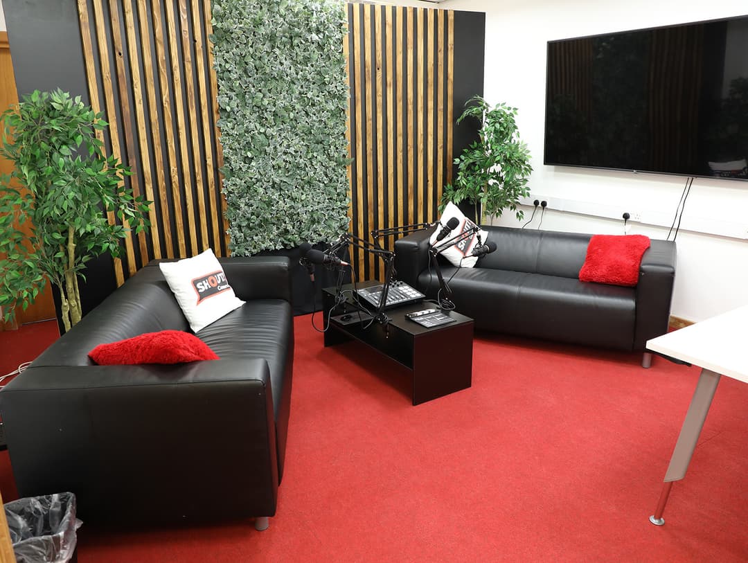 Podcast and Media Suite interview setup